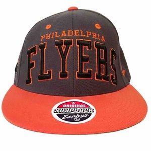 Philadelphia Flyers Zephyr Gray Superstar Snapback Hat Cap NHL Hockey Adjustable